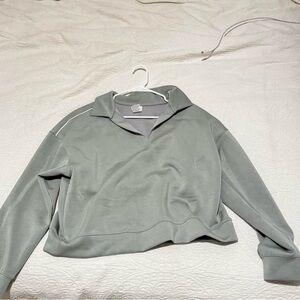 Target Women's V-Neck Sweater - Gray